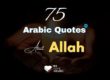 Arabic Quotes About Allah
