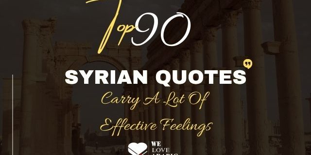 Syrian Quotes Syrian Quotes