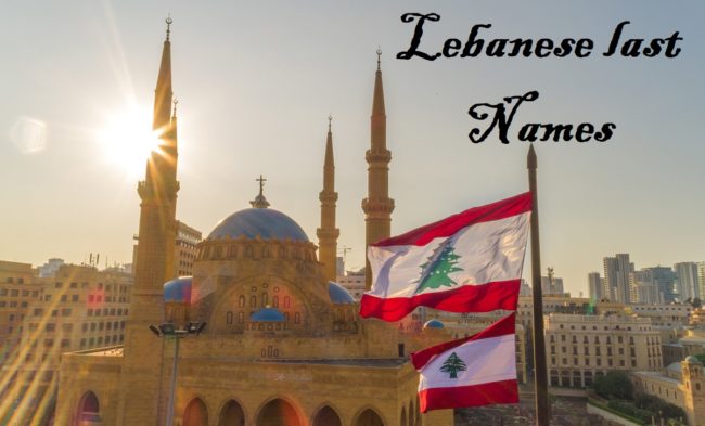 Top105 Lebanese last Names